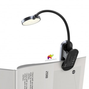 Lampa LED Flexibila cu Clema pentru masa, carte, pat, Baseus Comfort Pro