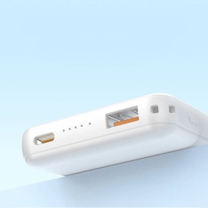 Baterie externa 10000mAh 22.5W, incarcare Wireless Magsafe + cablu USB (inclus), Powerbank Dudao K14S+, alb - Img 4