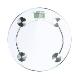Cantar baie digital Ultra-Subtire, rotund, transparent - Img 2