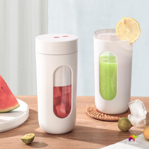 Blender Portabil, Wireless, Incarcare USB, 300ml, Deerma DEM30