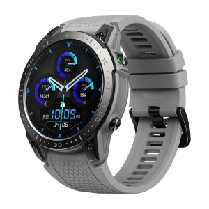 Ceas inteligent Zeblaze Ares 3 Pro, baterie 14 - 30 zile, ecran 1.43", oxigen, puls, apeluri, SmartWatch, gri - Img 2