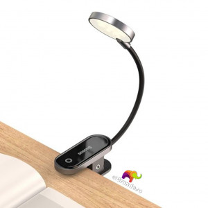 Lampa LED Flexibila cu Clema pentru masa, carte, pat, Baseus Comfort Pro