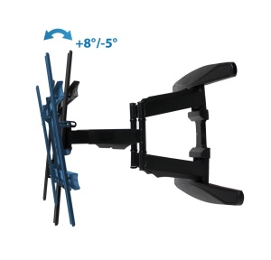 Suport TV perete, reglabil fata-spate / stanga-dreapta / inclinare, 40" - 85" inch, elGrande Cronos - Img 5