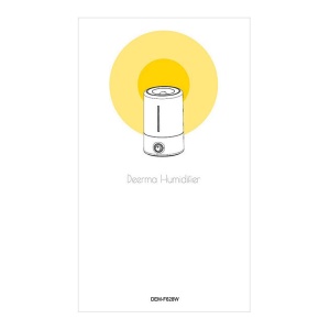 Umidificator cu ultrasunete, Rezervor XXL 5L, Deerma F628W - Img 6