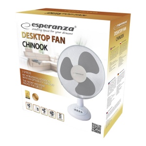 Ventilator 30cm, 3 trepte de viteza, 40w, alb - Img 2