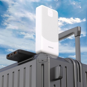 Baterie externa 10000mAh 12W, 3x USB, Powerbank Dudao k10, Negru - Img 2
