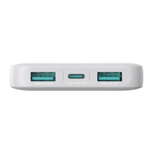 Baterie externa 10000mAh 12W, 3x USB, Powerbank Joyroom PBF12 PRO, Alb - Img 4