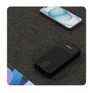 Baterie externa 20000mAh 12W, 3x USB, Powerbank Dudao k10 PRO, Negru - Img 2