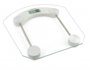 Cantar baie digital Ultra-Subtire, patrat, transparent, Pilates - Img 2
