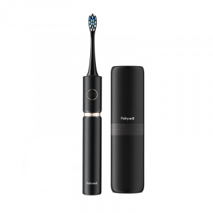 Periuta dinti sonică + 8 capete (compatibilie Philips) + carcasa calatorie, FairyWill FW-P11 (Negru) - Img 3
