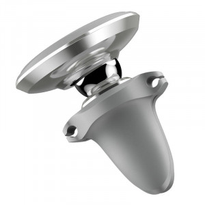 Suport Auto Telefon Magnetic Baseus cu clema cablu (argintiu) - Img 5