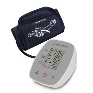 Tensiometru brat, incarcare USB sau baterii AAA, oscilometric, memorie istoric, Esperanza SPIRIT - Img 2