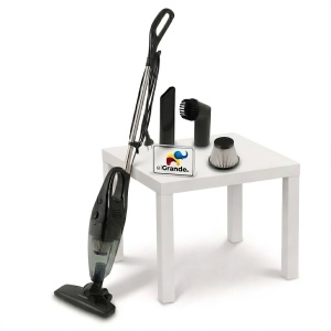 Aspirator Vertical cu fir 2 in 1, fara sac, 600W, putere 15000PA, filtru HEPA, Esperanza Jupiter