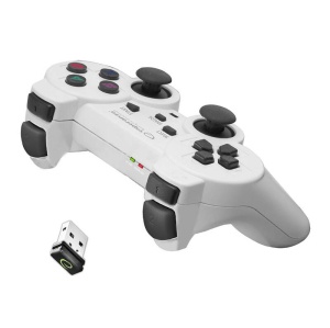 Controler Wireless 2.4GHz Gamepad PC / PS3 (alb) - Img 2