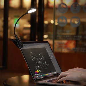 Lampa LED Flexibila cu Clema pentru masa, carte, pat, Baseus Comfort Pro