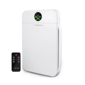 Purificator Aer 150 m3/h • 50m², filtru HEPA cu 4 straturi, Carbon, telecomanda, IONI negativi, Esperanza Zephyr