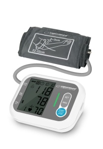 Tensiometru de brat, detectie aritmie, oscilometric, 180 memorii / 2 utilizatori, USB / baterii AAA, Esperanza Stamina - Img 2
