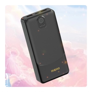 Baterie externa 20000mAh 12W, 3x USB, Powerbank Dudao k10 PRO, Negru - Img 4