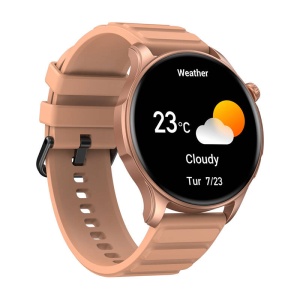 Ceas inteligent Zeblaze Btalk 3 Pro, baterie 14 - 30 zile, ecran 1.43", oxigen, puls, apeluri, SmartWatch, roz - Img 2