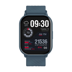 Ceas inteligent Zeblaze GTS 3, baterie 15 - 30 zile, ecran 2.03", oxigen, puls, tensiune, apeluri, SmartWatch, albastru - Img 3