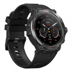 Ceas Inteligent Zeblaze Stratos 2, baterie 15 - 25 zile, ecran 1.3", oxigen, puls, SmartWatch, negru - Img 3