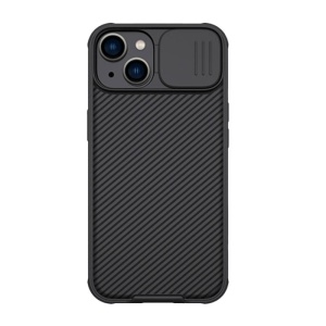 Husa Iphone 13 si 14, cu protectie camera, neagra, X-Protect