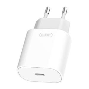Incarcator retea, 25W, cablu inclus iPhone Lightning, port 1x USB-C, incarcare rapida, XO L91, alb - Img 3