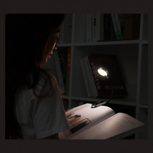 Lampa LED Flexibila cu Clema pentru masa, carte, pat, Baseus Comfort Pro