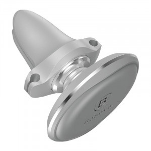 Suport Auto Telefon Magnetic Baseus cu clema cablu (argintiu) - Img 6