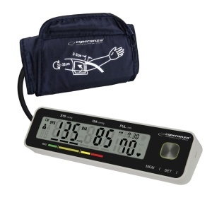 Tensiometru brat, incarcare USB sau baterii AAA, oscilometric, memorie istoric, Esperanza FERVOR - Img 2