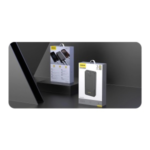 Baterie externa 20000mAh 12W, 3x USB, Powerbank Dudao k10 PRO, Negru - Img 5