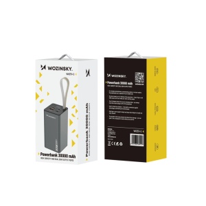 Baterie externa 30000mAh 65W SuperFast, 3x USB, Powerbank Wozinsky K65+ - Img 5