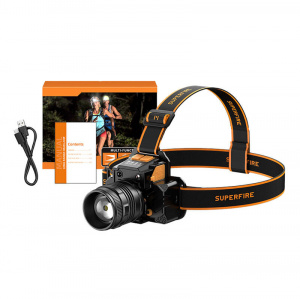 Lanterna de Cap 350lm Incarcare USB elGrande HL58 - Img 2