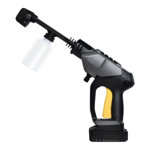 Pistol cu acumulator de spalat cu presiune, portabil, fara fir, 2.4MPa/350psi, 150w, 20V, HOTO Pro - Img 1