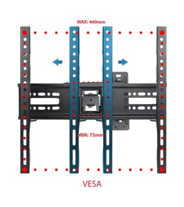 Suport TV perete, reglabil fata-spate / stanga-dreapta / inclinare, 26" - 70" inch, elGrande Atlas - Img 6