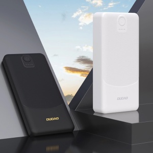 Baterie externa 10000mAh 12W, 3x USB, Powerbank Dudao k10, Negru - Img 6