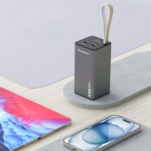 Baterie externa 30000mAh 65W SuperFast, 3x USB, Powerbank Wozinsky K65+ - Img 6