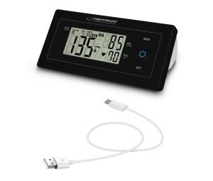 Tensiometru brat, incarcare USB sau baterii AAA, oscilometric, memorie istoric, Esperanza ZEAL - Img 3
