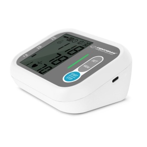 Tensiometru de brat, detectie aritmie, oscilometric, 180 memorii / 2 utilizatori, USB / baterii AAA, Esperanza Stamina - Img 4