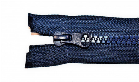 Fermoare plastic detasabile nr. 5 - 70 cm bleumarin