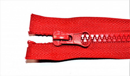 Fermoare plastic detasabile nr. 5 - 70 cm rosu