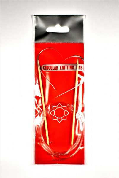 Andrele circulare bambus cu fir nylon - 3 mm