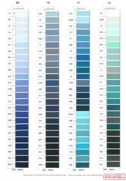 Ata SabaTex 10000 m - 120 Tex C73 - color