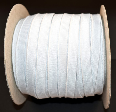 Elastic Moise 5 mm alb - 150 m rola