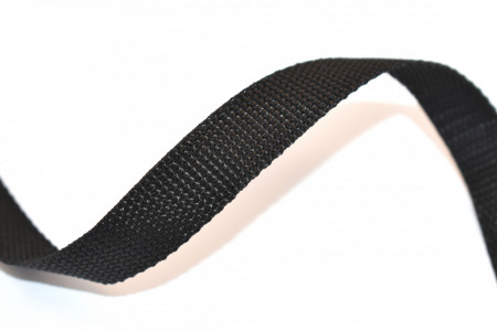 Banda jaluzele Raf 15 mm negru - 50 m rola