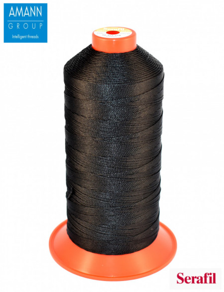 Ata de cusut Serafil 1000 m / 10 tex 90 - FS1 - negru