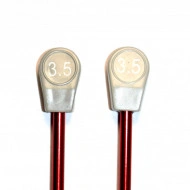 Andrele drepte aluminiu 3.5 mm - 35 cm - Img 3