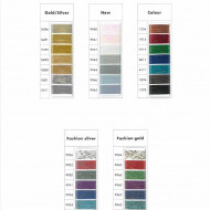 Ata metalica brodat Isamet 40 KS - 5000 m - color