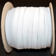 Elastic Moise 5 mm alb - 100 m rola