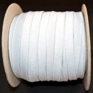 Elastic Moise 5 mm alb - 100 m rola